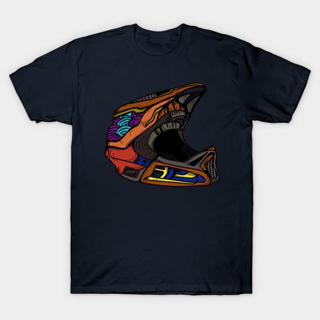 Touring helmet T-Shirt by RiyanRizqi